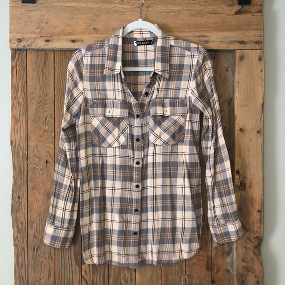 Volcom Button Up Flannel - Picture 1 of 4